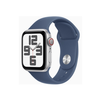 Apple Watch SE Argent 40mm GPS+Cellulaire Sport Denim (MXGG3QF/A)