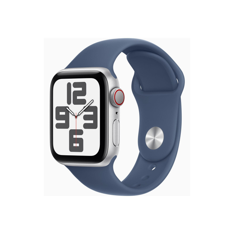 Apple Watch SE Argent 40mm GPS+Cellulaire Sport Denim (MXGG3QF/A)