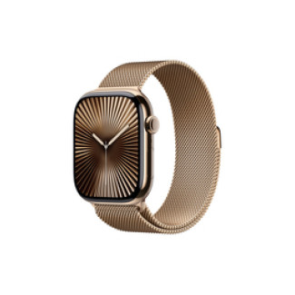 Apple Watch S10 46 mm GPS+Cell Titane Or Milanese Or (MX003QF/A)