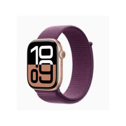Apple Watch S10 Alu Rose Or 46mm GPS+Cellulaire Sports Prune (MWY83QF/A)