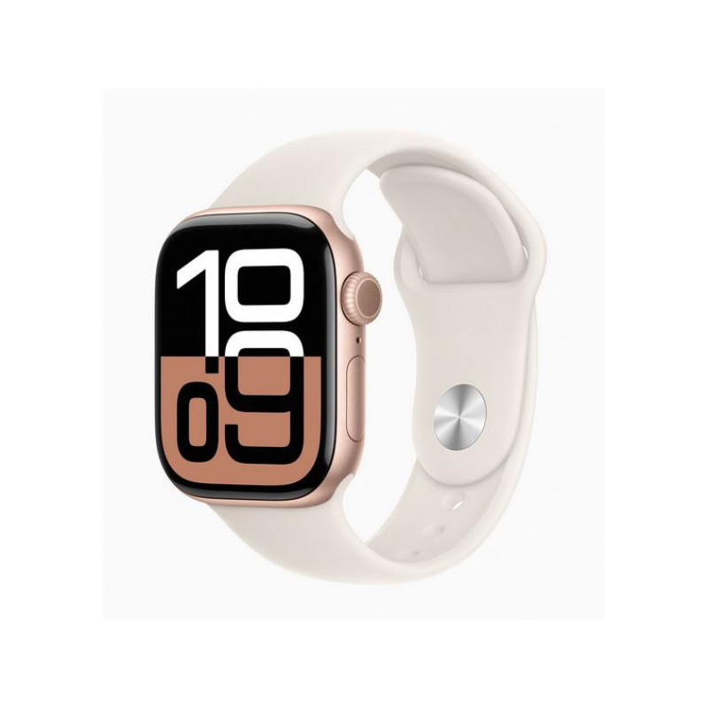 Apple Watch S10 Alu rose or 42 mm GPS+Cell sports blush clair (MWXA3QF/A)