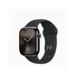 Apple Watch S10 Titan Ardoise 42mm GPS+Cellulaire Sport Noir (MWXG3QF/A).