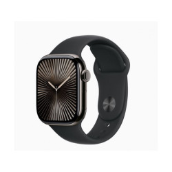Apple Watch S10 Titan Ardoise 42mm GPS+Cellulaire Sport Noir (MWXH3QF/A)
