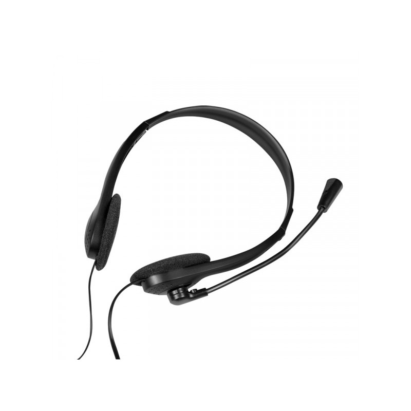 LogiLink stereo headset 2x 3.5 mm jack boom microphone HS0052
