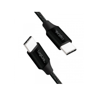 LogiLink câble USB-C vers USB-C 1m noir CU0154