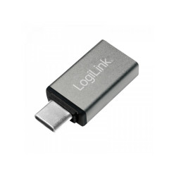 LogiLink Adatateur USB 3.2 Gen1 Type-C C/M vers USB-A/F. OTG. silver AU0042