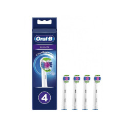 Oral-B Pack de 4 brossettes 3D BLANC EB18-4