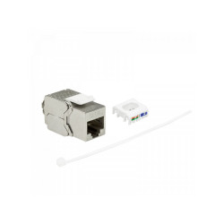 LogiLink Cat.6A Prise Keystone STP 22-26 AWG. sans outil. largeur de 16 mm