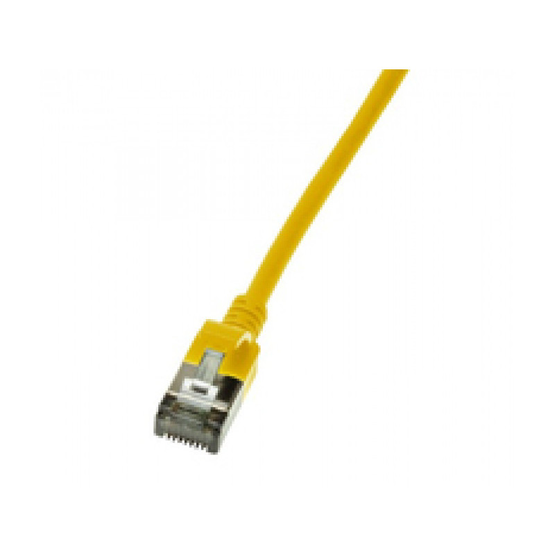 LogiLink SlimLine câble réseau 0.5 m Cat6a jaune CQ9027S LogiLink SlimLine câble réseau 0.5 m Cat6a jaune CQ9027S