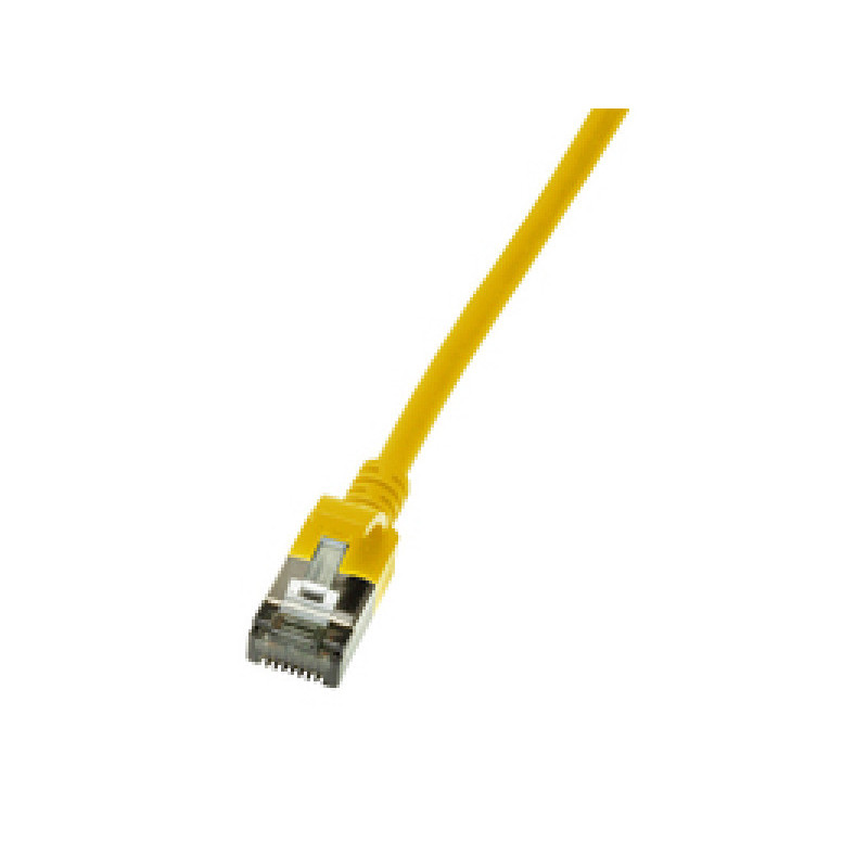 LogiLink SlimLine câble réseau 1m jaune Cat6a CQ9037S LogiLink SlimLine câble réseau 1m jaune Cat6a CQ9037S