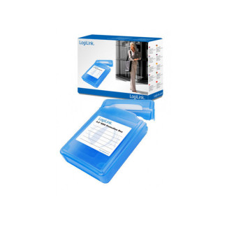LogiLink boîte de protection pour disques durs 3.5 UA0133 - Bleu