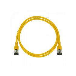 LogiLink Ultraflex SlimLine câble réseau 0.3m Cat6a jaune CQ9017S