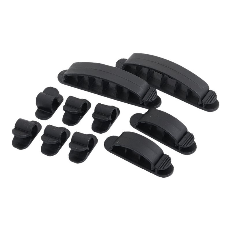 LogiLink Ensemble de 10 fixations de câbles KAB0039