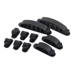 LogiLink Ensemble de 10 fixations de câbles KAB0039