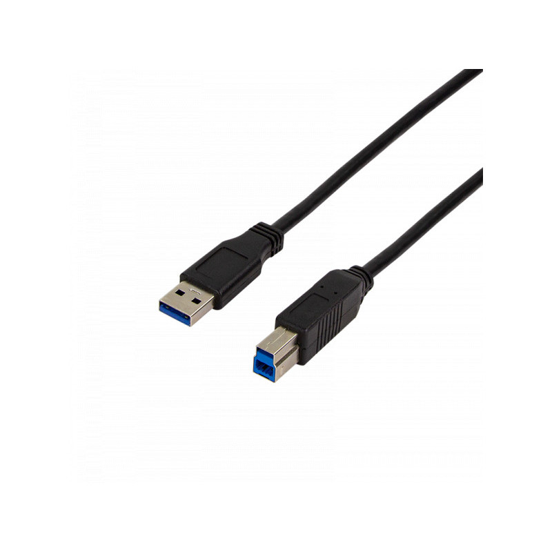 LogiLink cable USB 3.0 connection A->B 2x plugs 1.00 meter CU0023 LogiLink cable USB 3.0 connection A->B 2x plugs 1.00 meter CU0023