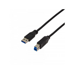 LogiLink cable USB 3.0 connection A->B 2x plugs 1.00 meter CU0023
