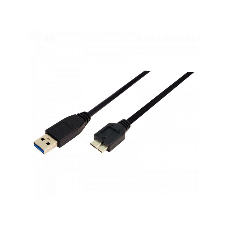 LogiLink cable USB 3.0 connection A->B Micro 2x plug 2m CU0027 LogiLink cable USB 3.0 connection A->B Micro 2x plug 2m CU0027