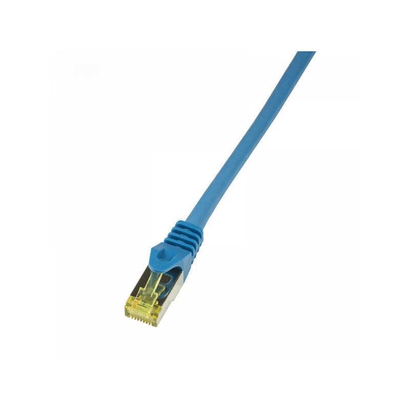 LogiLink patch cable Cat.6A 500MHz S/FTP blue 10m GHMT certified CQ5096S LogiLink patch cable Cat.6A 500MHz S/FTP blue 10m GHMT certified CQ5096S
