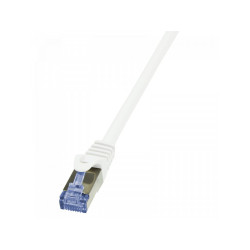 LogiLink patch cable PrimeLine. Cat.6A. S/FTP. white. 0.25m CQ3011S