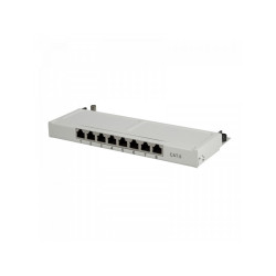 LOGILINK Cat.6 Mini Patch Panel 8 ports shielded. desktop. 0.5U NP0077