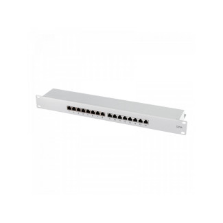 LogiLink Cat.6A patch panel 16 ports shielded 19 inch installation NP0075