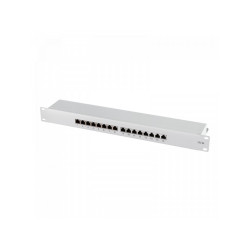 LogiLink Cat.6A patch panel 16 ports shielded 19 inch installation NP0075