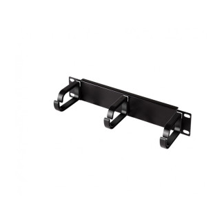 LogiLink 10 Cable Management Panel 1U Black ACT106