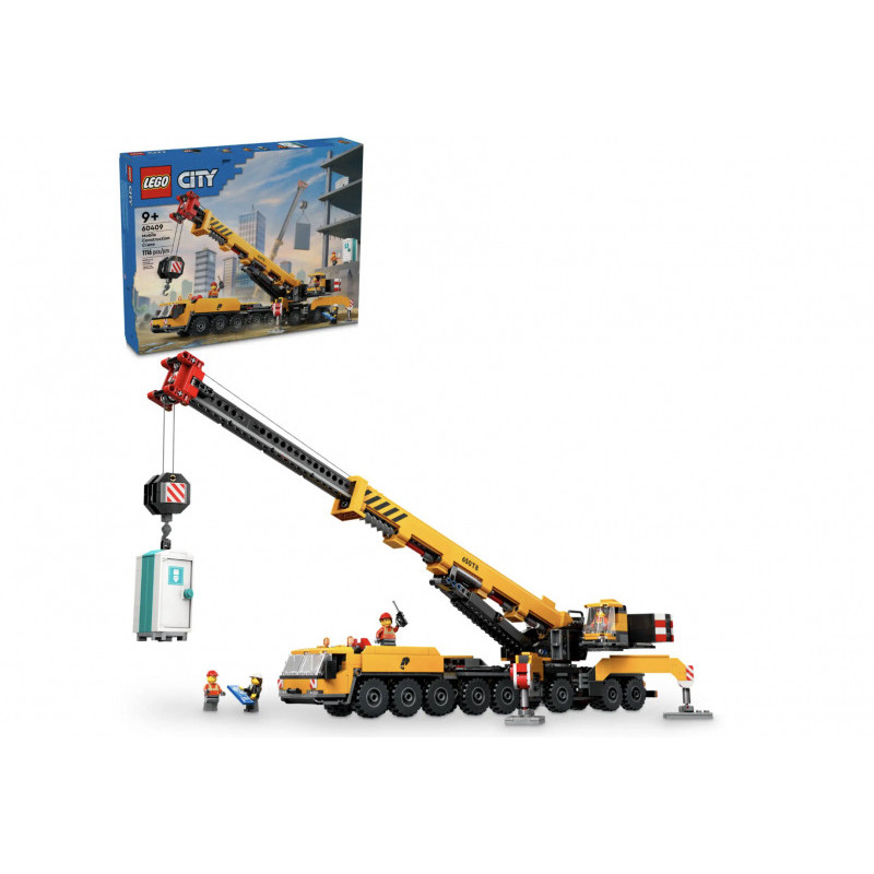 LEGO City - La grue de chantier mobile jaune (60409)