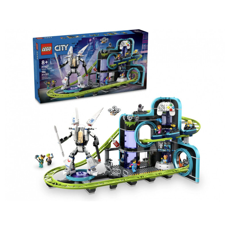 LEGO City - Le parc d?attractions de Robot World (60421)