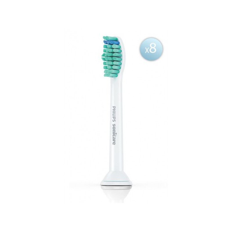 Philips Pack de 8 têtes de brosse à dents Sonicare C1 ProResults HX6018/07 Philips Pack de 8 têtes de brosse à dents Sonicare C1 ProResults HX6018/07