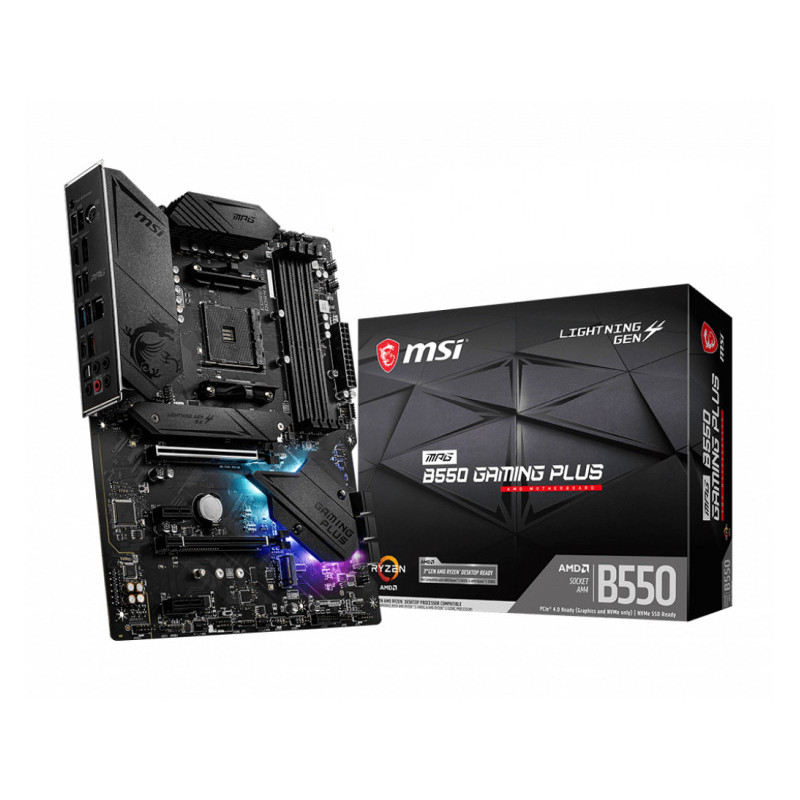 MSI MPG B550 GAMING PLUS (AM4) (D) | MSI - 7C56-003R 