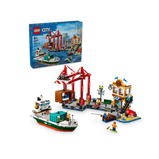 LEGO City - Le port et le navire marchand (60422)