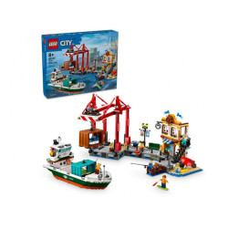 LEGO City - Le port et le navire marchand (60422)