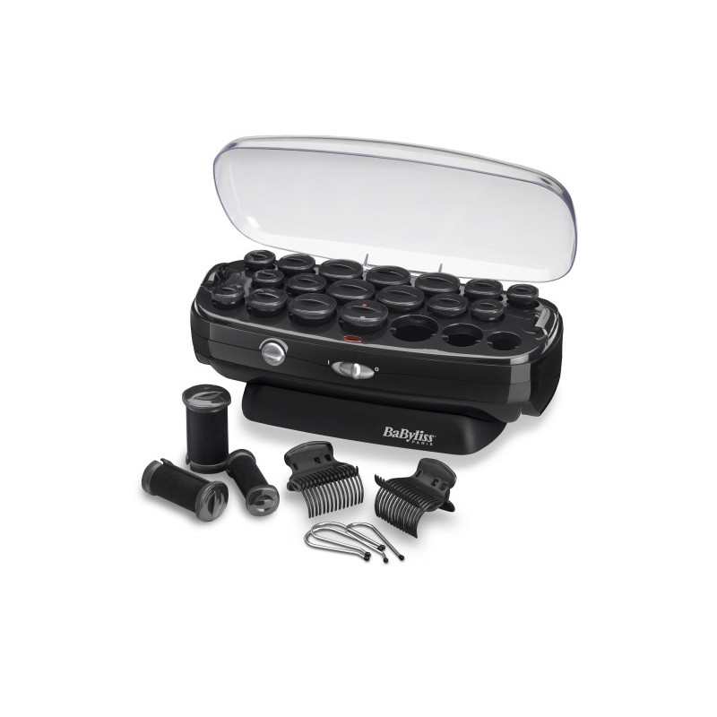 BaByliss Thermo Ceramic Rollers Styling Kit Black/Stainless steel RS035E BaByliss Thermo Ceramic Rollers Styling Kit Black/Stainless steel RS035E