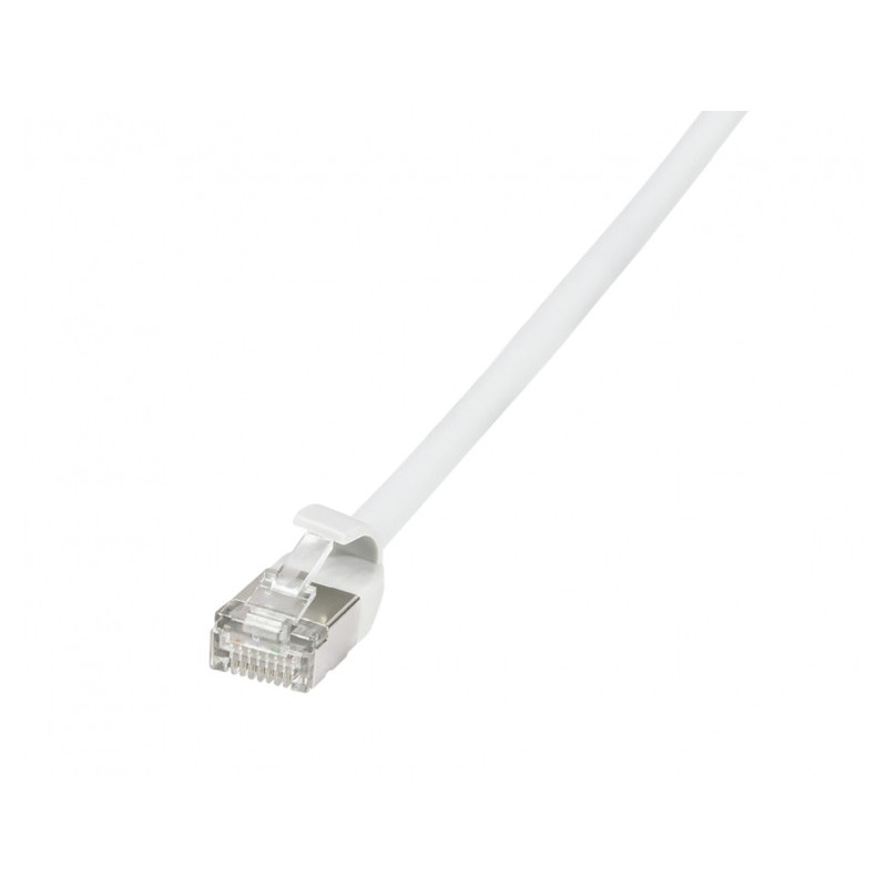 LogiLink Patch Cable SlimLine Ultraflex Cat.6A U/FTP 1m White CQ9031S