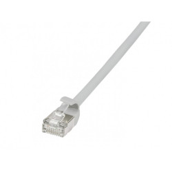 LogiLink Patch Cable SlimLine Ultraflex Cat.6A U/FTP 1m Gray CQ9032S
