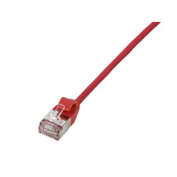 LogiLink Patch Cable SlimLine Ultraflex Cat.6A U/FTP 1m Red CQ9034S