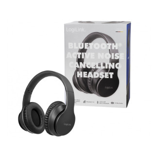 LogiLink Bluetooth Active Noise Cancelling Headset Black BT0053