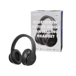 LogiLink Bluetooth Active Noise Cancelling Headset Black BT0053