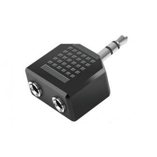 LogiLink Audio Adapter 3.5 mm 3-pin/M to 2x 3.5mm 3-pin/F Black CA1002