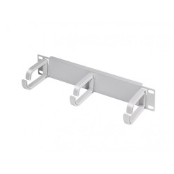 LogiLink 10 Cable Management Panel 1U Gray ACT105