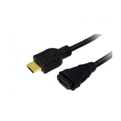 LogiLink HDMI Cable A/M to A/F 4K/30 Hz 3m Black CH0057