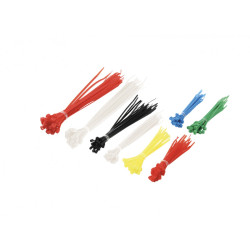 LogiLink Cable Tie set PA66 200 pieces multiple length Mixed Colors KAB0018