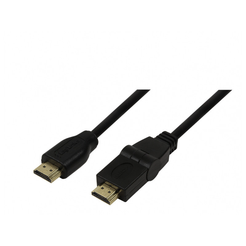 LogiLink HDMI Cable A/M to A/M 180° Rotatable 4K/24 Hz 1.8m CH0052 LogiLink HDMI Cable A/M to A/M 180° Rotatable 4K/24 Hz 1.8m CH0052
