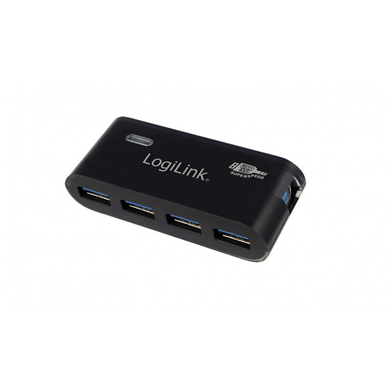 LogiLink USB 3.0 Hub 4-Port Black UA0170 LogiLink USB 3.0 Hub 4-Port Black UA0170