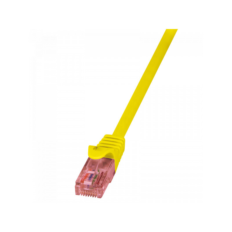 LogiLink patch cable PrimeLine Cat.6 U/UTP yellow 10m CQ2097U LogiLink patch cable PrimeLine Cat.6 U/UTP yellow 10m CQ2097U