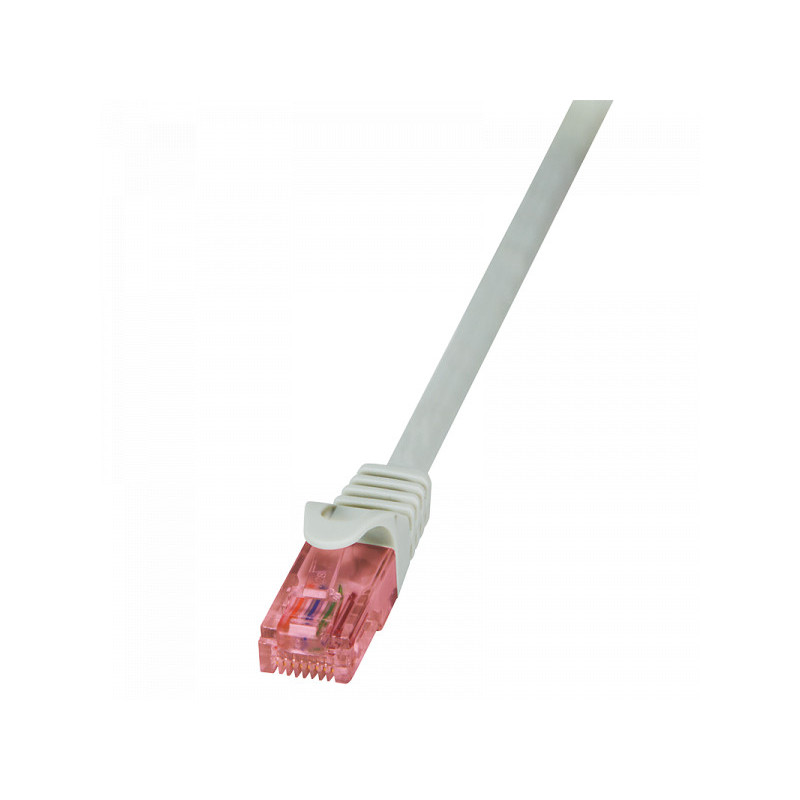 LogiLink patch cable PrimeLine Cat.6 U/UTP gray 20m CQ2112U LogiLink patch cable PrimeLine Cat.6 U/UTP gray 20m CQ2112U