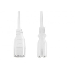 LogiLink Power Cable Extension IEC C8 to IEC C7 2m White CP132