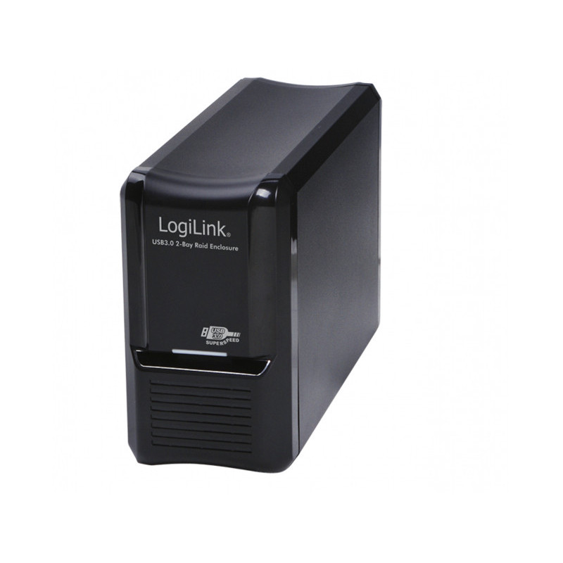 LogiLink Hard Drive Enclosure 3.5 SATA USB 3.0 2-Bay Raid Black UA0154 LogiLink Hard Drive Enclosure 3.5 SATA USB 3.0 2-Bay Raid Black UA0154