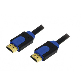 LogiLink HDMI Cable A/M zu A/M 4K/30 Hz 1m Black/Blue CHB1101